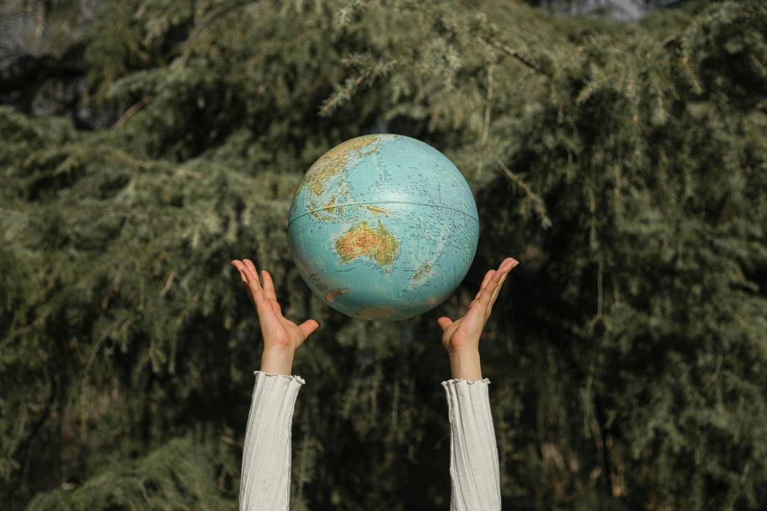 Woman wearing sustainable JulieMay lingerie for Earth Day