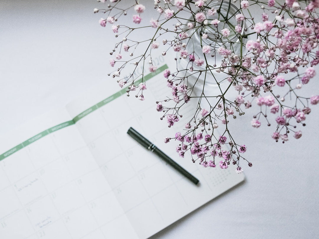 Menstrual cycle tracking planner for cycle syncing