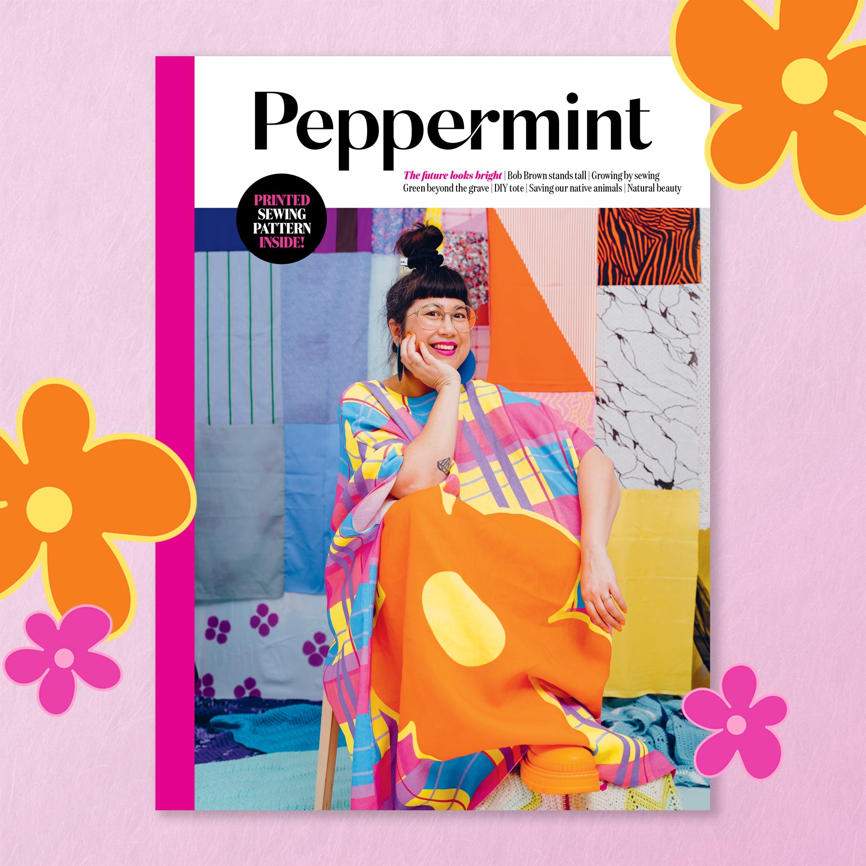 Peppermint Magazine cover featuring JulieMay