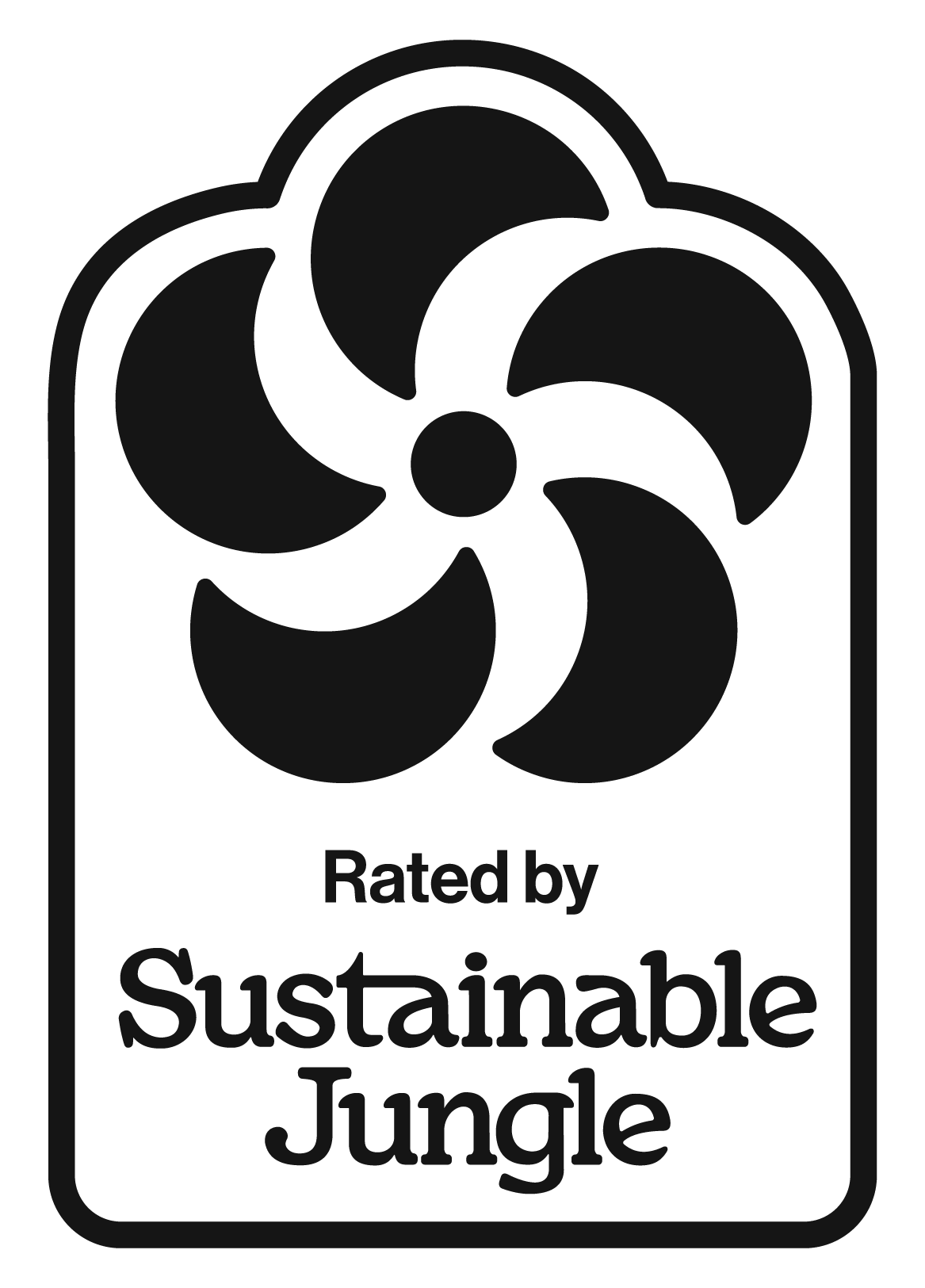 Sustainable Jungle rated badge
