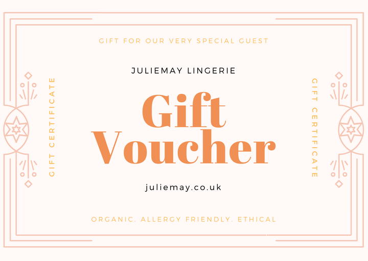 Juliemay Lingerie Gift Card digital voucher