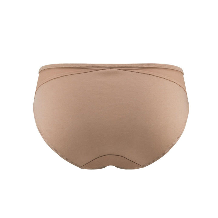 Hope Silk and Organic Cotton Brief in Skin Tone Colours, view 8 – Juliemay Lingerie