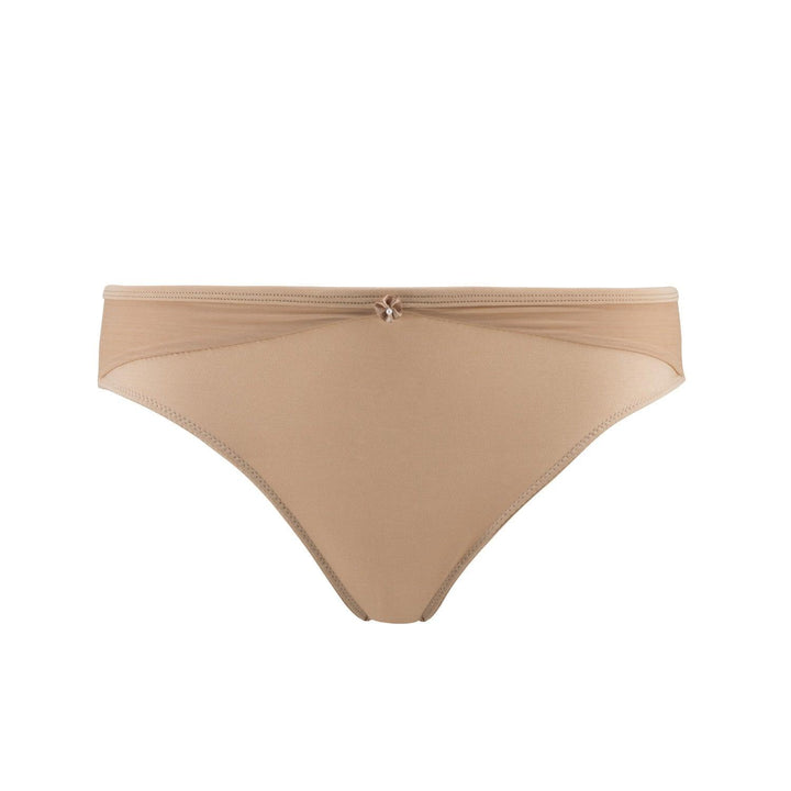 Hope Silk and Organic Cotton Brief in Skin Tone Colours, view 3 – Juliemay Lingerie