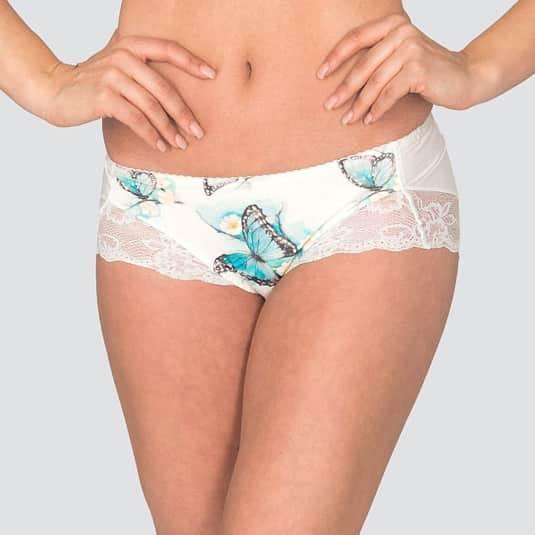 Morpho - Silk & Organic Cotton Brief - Juliemay Lingerie